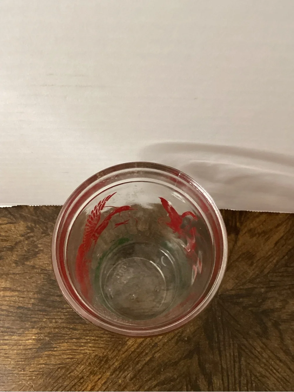 Hazel Atlas Flying Pheasants Drinking Glass Tumbler Vintage